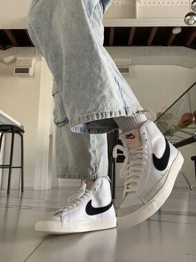 White Nike High Top Sneakers